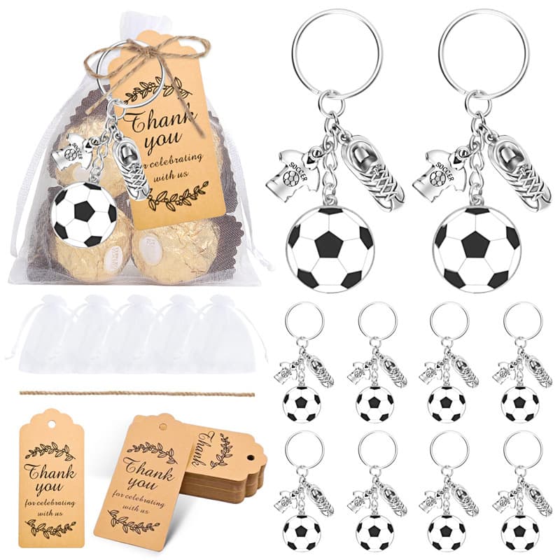 2026 USA-Mexico-Canada Football Theme Party Keychain World Cup Party Gift Athlete Fan Souvenir