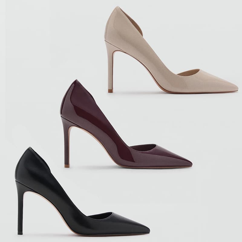 Women's Single Shoes 2025 Autumn New Arrival Sexy Thin Heel Shallow Mouth Professional Work Shoes Pointed Toe Side Cutout High Heels