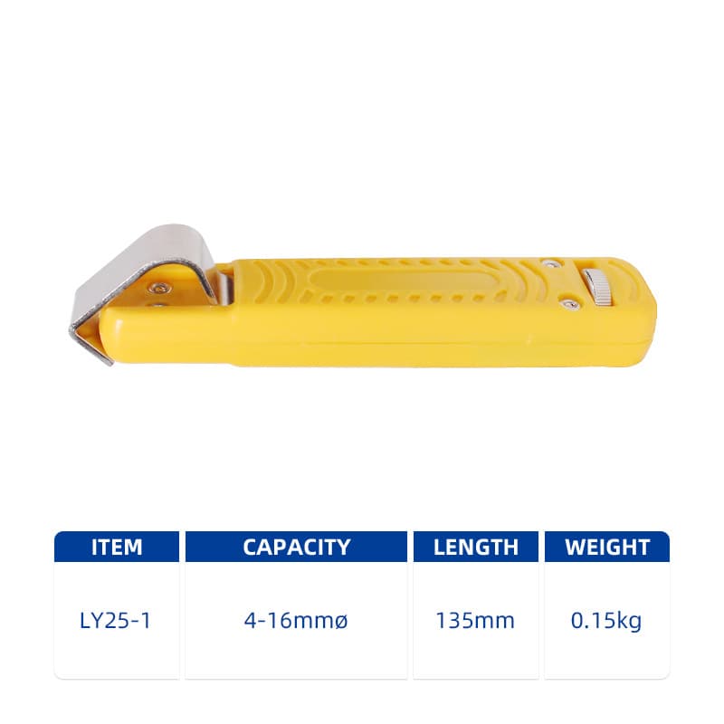 LY25-1/2/3/4/5/6 Round PVC Coaxial Cable Stripper 4-50mm, Electrician Wire Stripper LY25-6