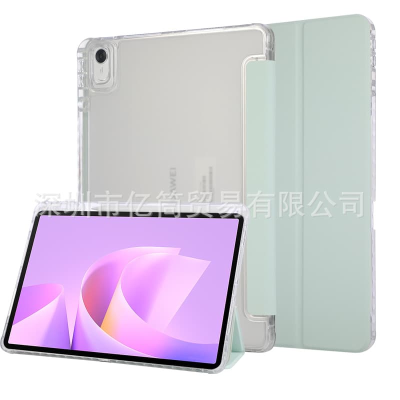 Compatible with Redmi Pad 2 SE 9.7-inch Tablet Case 2026 Transparent Pen Slot Tri-fold Redmi with Pen Slot