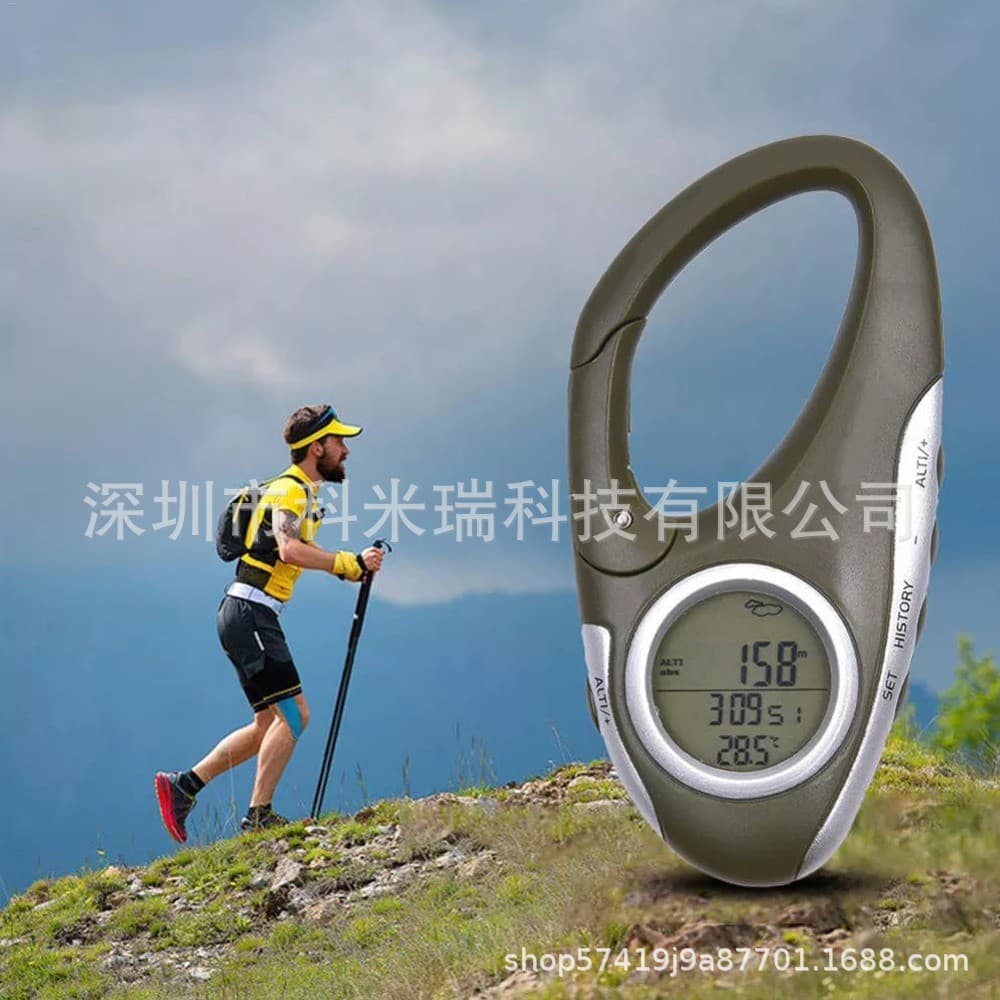 Amazon outdoor barometer, fishing altimeter, carabiner altimeter, handheld multimeter temperature.
