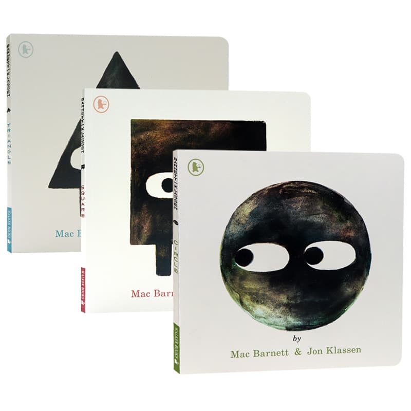 Triangle Circle Square Picture Book Trilogy Three Volumes English Picture Books