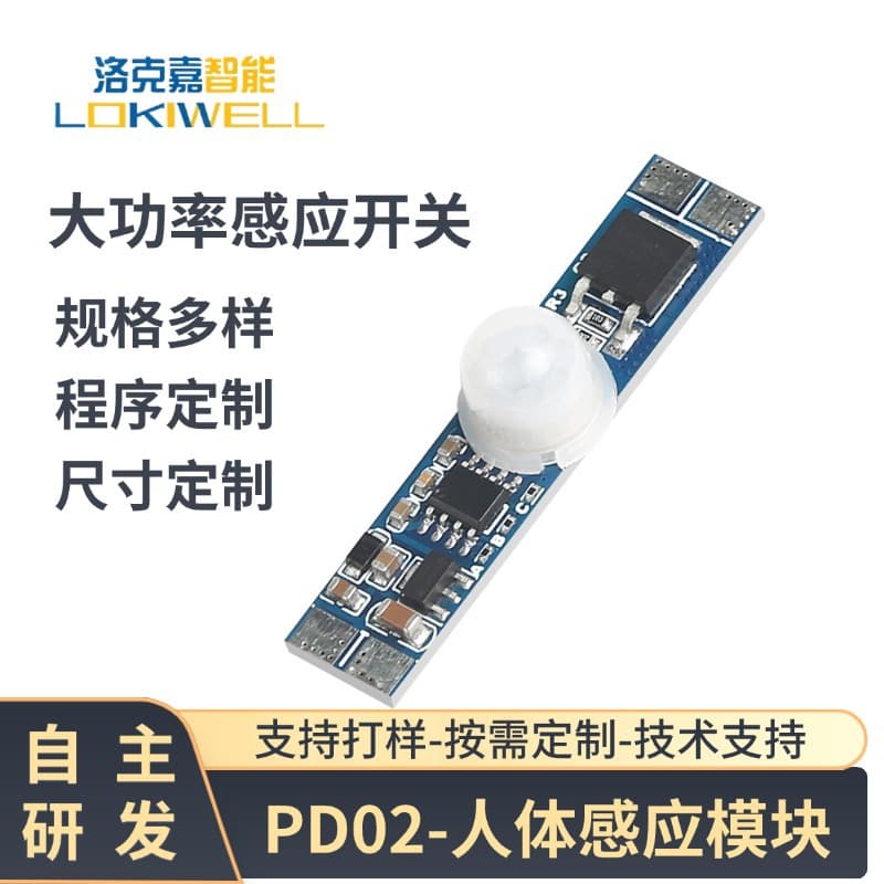 Fuluokang PIR Infrared Sensor Cabinet Light with Built-in Motion Sensor, 60S Delay Human Body Induction Switch