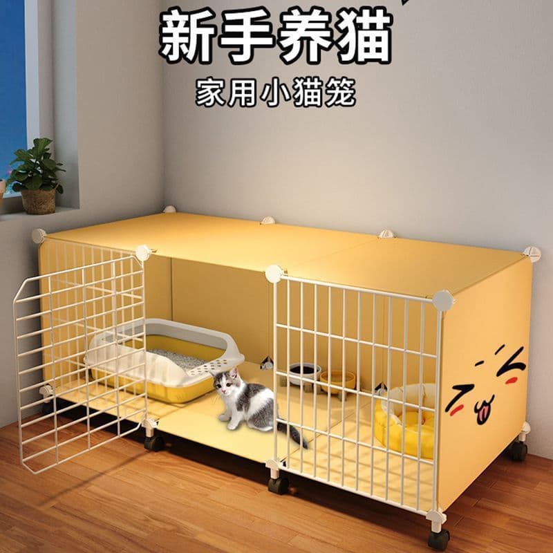 Cat Cage Home Villa Indoor Extra Large Free Space Assembly Cat House Kitten House Cat Nest Cat Cage Indoor