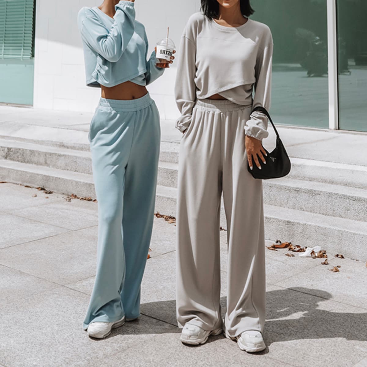 2026 Amazon Ebay European and American Foreign Trade Women's Clothing Autumn and Winter New Fashion Sports Casual Sweatshirt Set Two-Piece Set