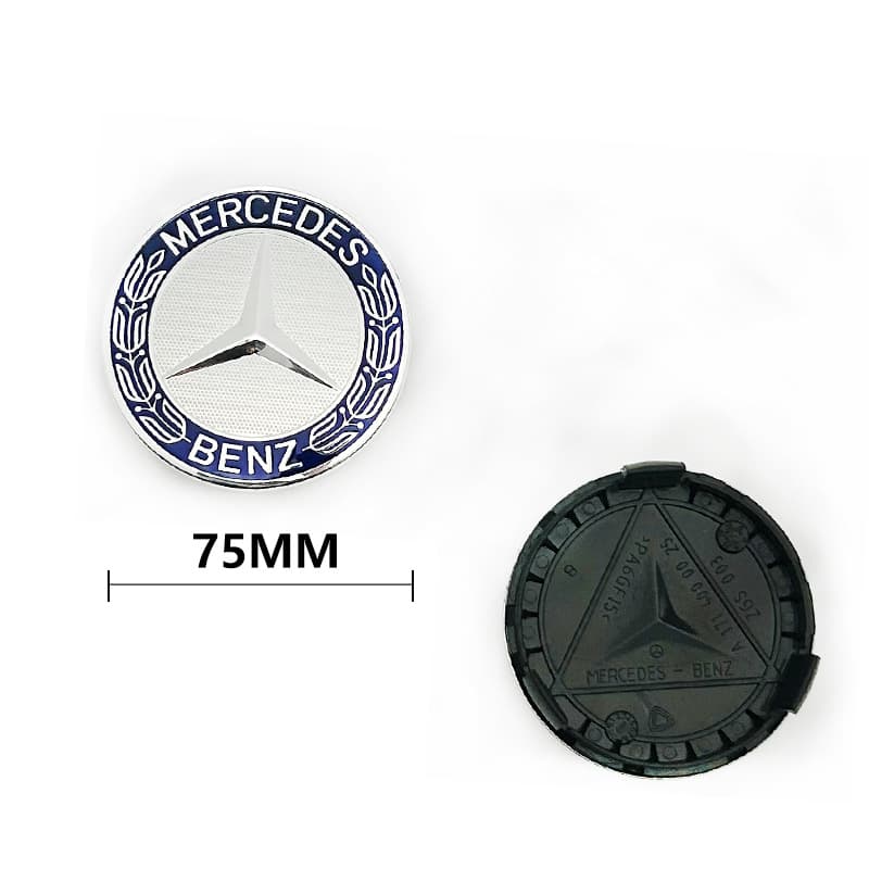 Compatible with Mercedes Wheel Hub Caps A-Class C-Class E-Class S-Class GL-Class B-Class V-Class AMG Brabus Tire Center Cap Logo
