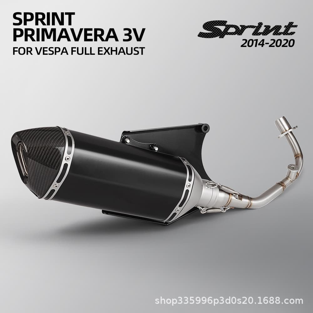 Motorcycle Vespa Spring 125 Modified 3V Full Exhaust Pipe Vehicle-Specific No-Damage Direct Fit 14-20 Years