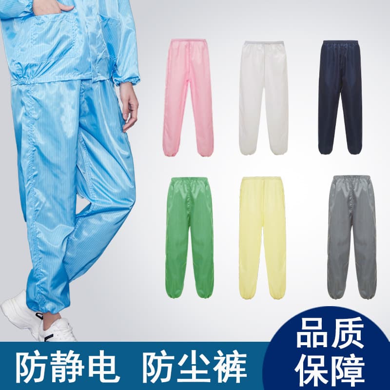 Custom wholesale anti-static pants, two-piece dust-proof work trousers for men/women