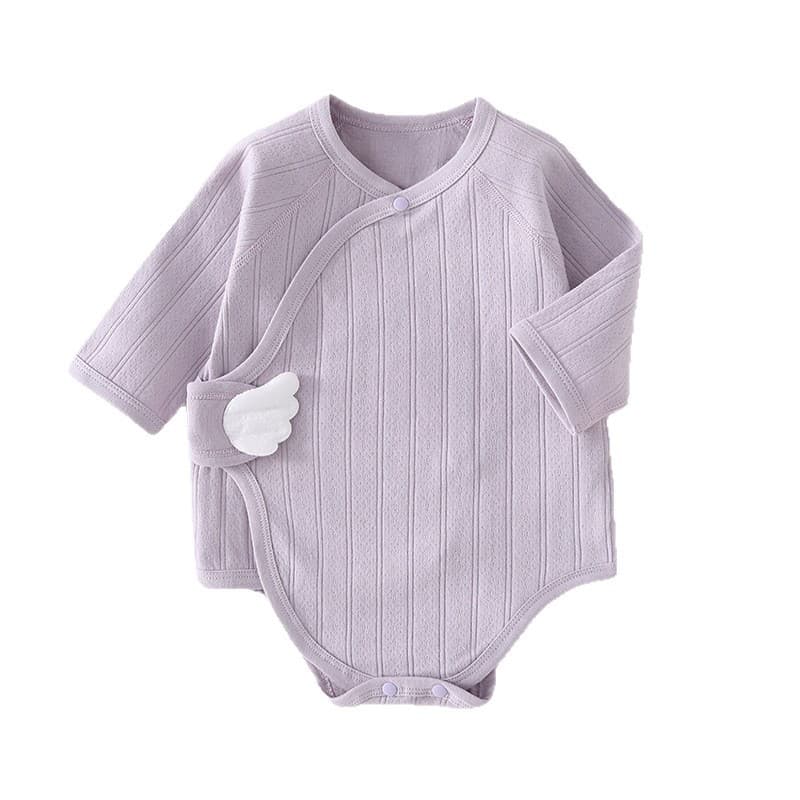 Newborn Baby Bodysuit Spring/Autumn Cotton Seamless Infant Onesie Triangle Romper Crawling Suit
