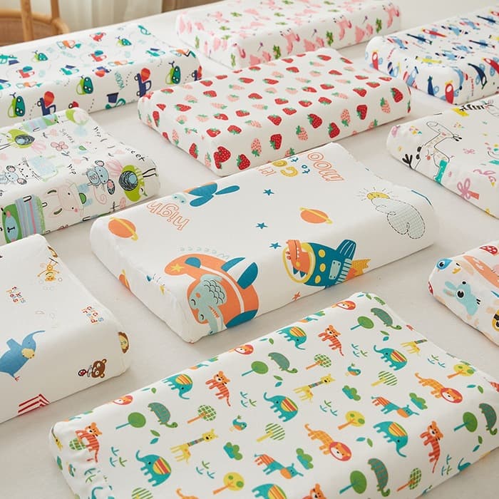 Thailand Natural Latex Pillow Core for Kids Cartoon Elementary School Student Pillow Pure Cotton Baby Infant Single Dormitory Wholesale
