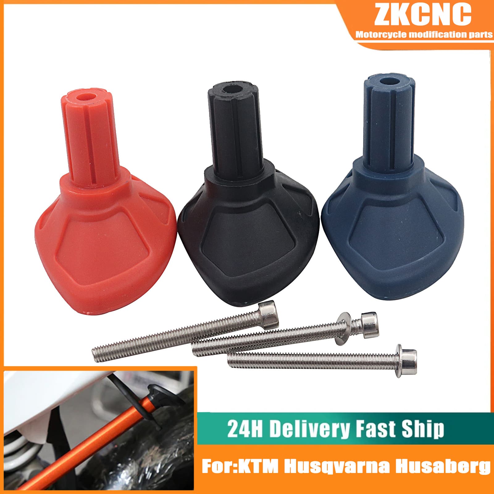 Compatible with KTM 300 XC/XCW Motorcycle Footrest Plate and Side Stand Plate, 2008-14 Models