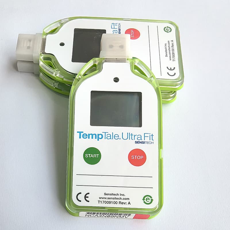 TempTale Ultra Fit Cold Chain Transport Temperature Data Logger, Single-Use Data Logger