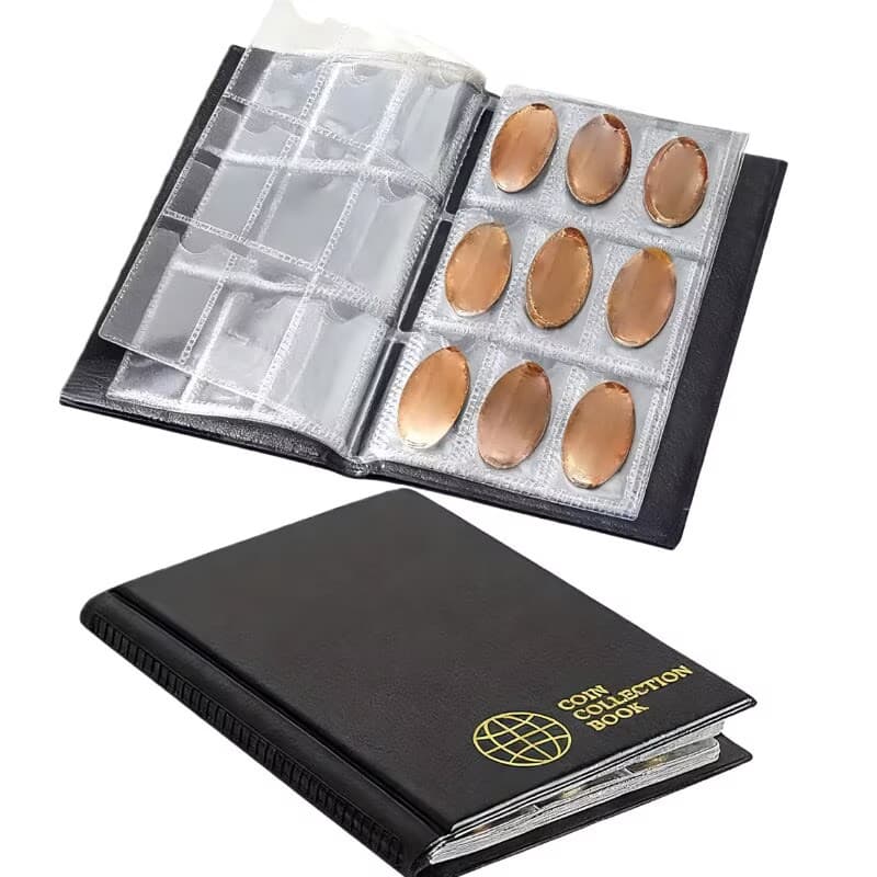 Cross-border 108-grid Coin Collection Album Penny Storage Book Commemorative Coin Protection Album