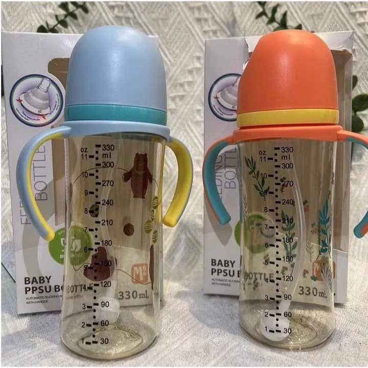 Aesthetic Straw Bottle, GPPSU Water Cup with Color Box Packaging, Bottle Gift