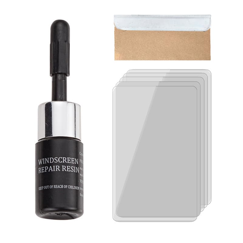 Car Glass Crack Repair Fluid, Windshield Crack and Scratch Restorer, Repair Tool and Adhesive
