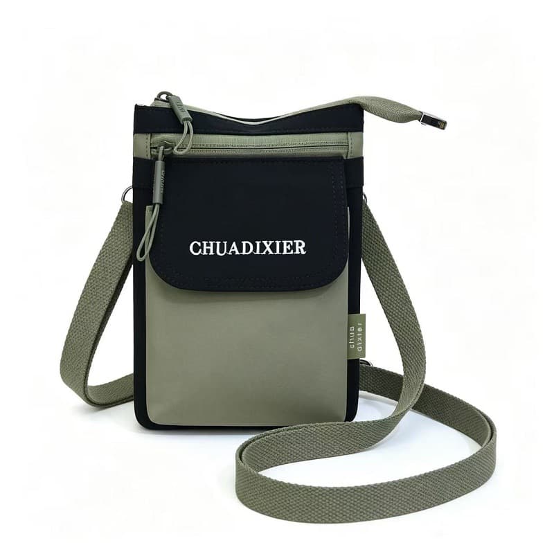 Factory Direct New Unisex Ultra-Light Crossbody Bag Mini Small Bag Versatile Trendy Multi-Compartment Phone Bag