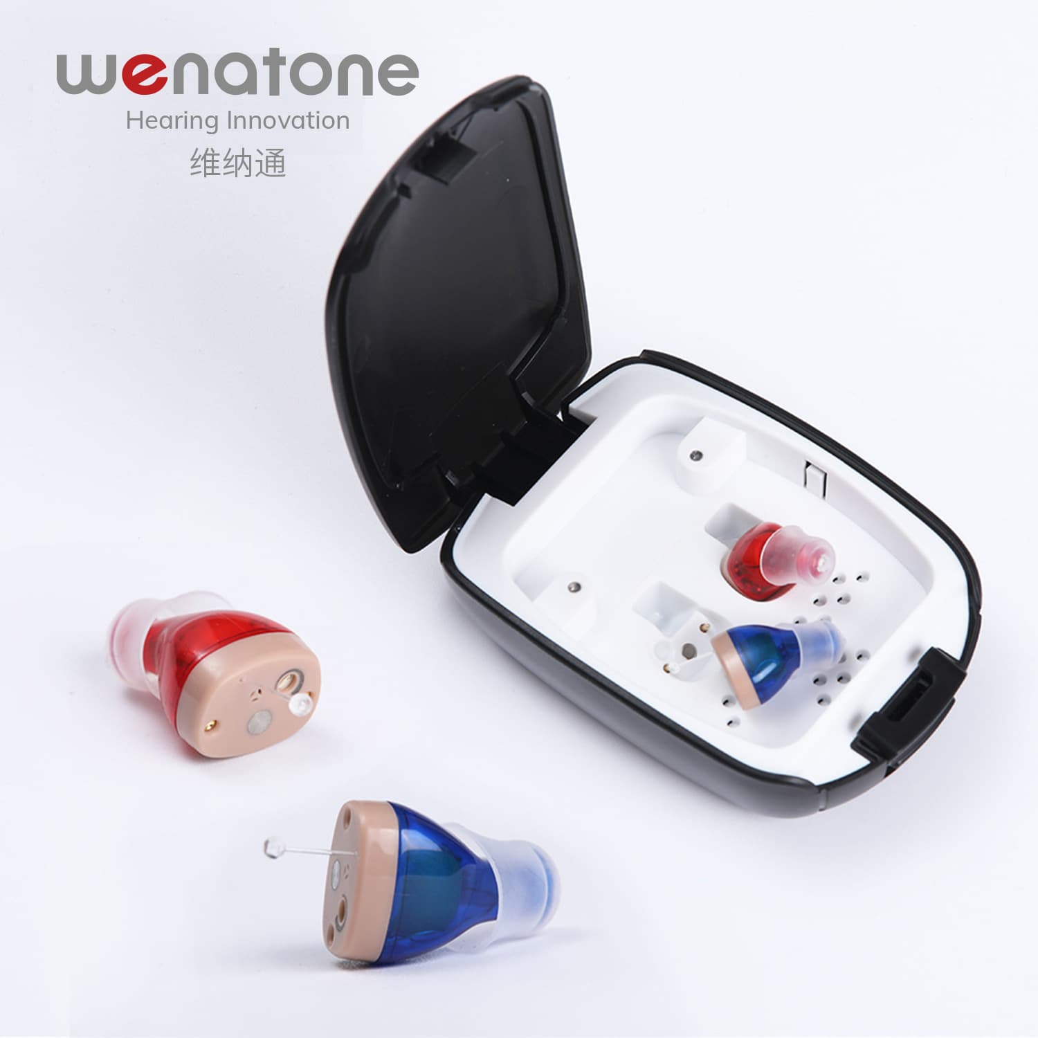 Vinagon Invisible Rechargeable HearingAid CIC Sound Amplifier Wholesale In-Ear Type