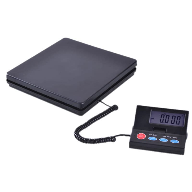 Cross-border e-commerce platform scale, 50kg parcel electronic scale, large item weighing warehouse goods scale, platform scale.