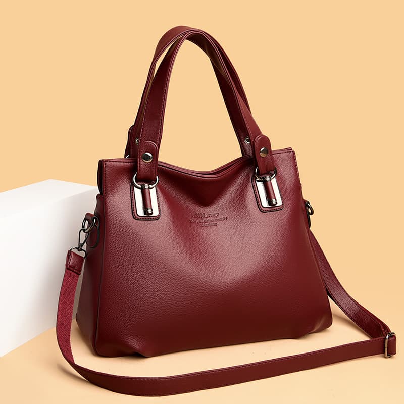 Practical Bag Gift for Mom High-end Women's Bag New Large Capacity Single Shoulder Bag Versatile Tote Bag Handheld Crossbody Bag