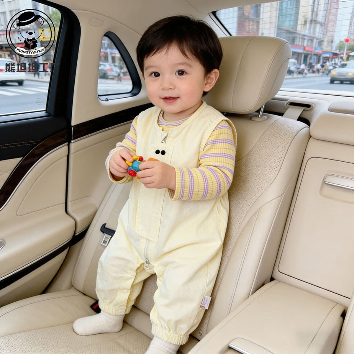 Baby clothes spring baby boy suit 2026 new infant one-piece overalls tops two pieces