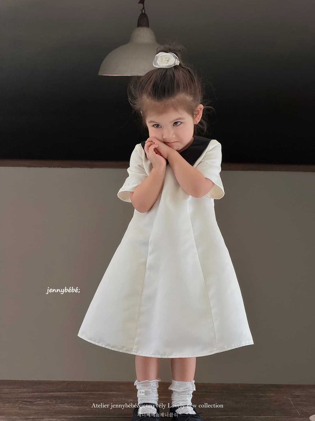 Baby Girl Birthday Gown 2026 New Korean Style High-End Satin Elegant Dress First Birthday Princess Dress