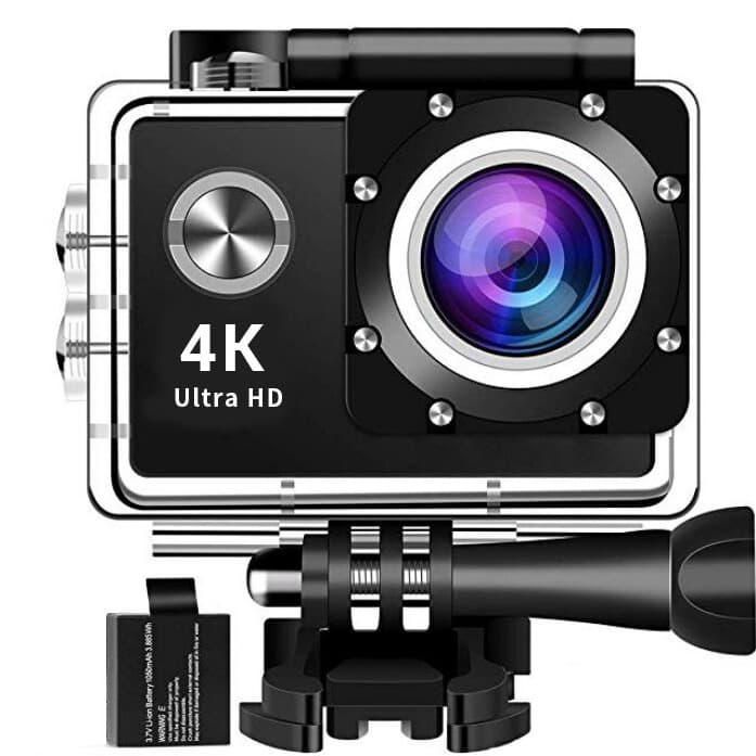 Outdoor Sports Waterproof Photography 4k High Definition Diving Cycling Mini Digital Camera Gift Wifi