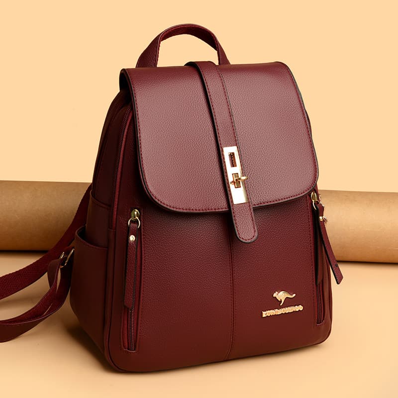 Women's Backpack 2024 New Korean Style Simple Fashion Lady Backpack Commute Versatile Large Capacity Shoulder Casual Bag