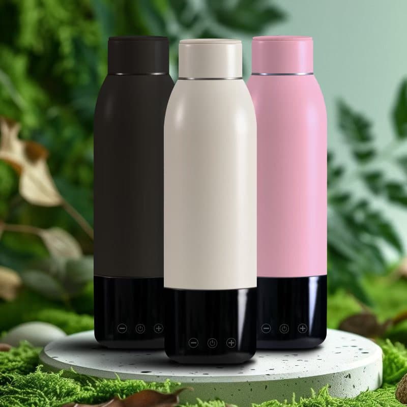 Wireless Portable Heating Constant Temperature Cup Warm Milk Cup Outdoor Water Bottle