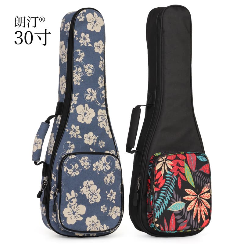 Langting 30-inch Baritone Ukulele Bag Padded Carrying Case Backpack
