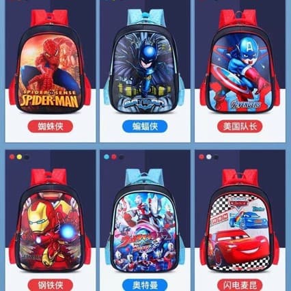 Cute new style children's backpacks for Southeast Asia, Africa, South America, and the Middle East - factory wholesale.