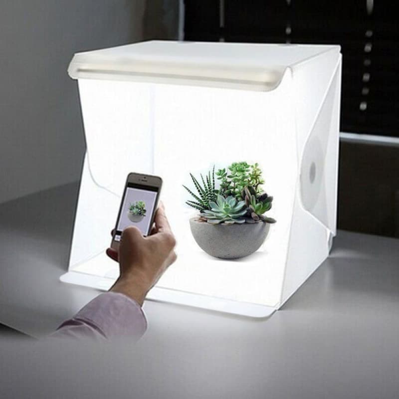 Folding portable LED mini studio soft box photography light small simple waterproof photo prop