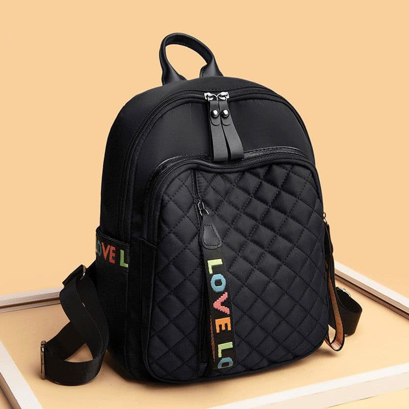 Oxford Canvas Backpack for Women 2026 Korean Style New Nylon Schoolbag Fashion Versatile Casual Travel Bag