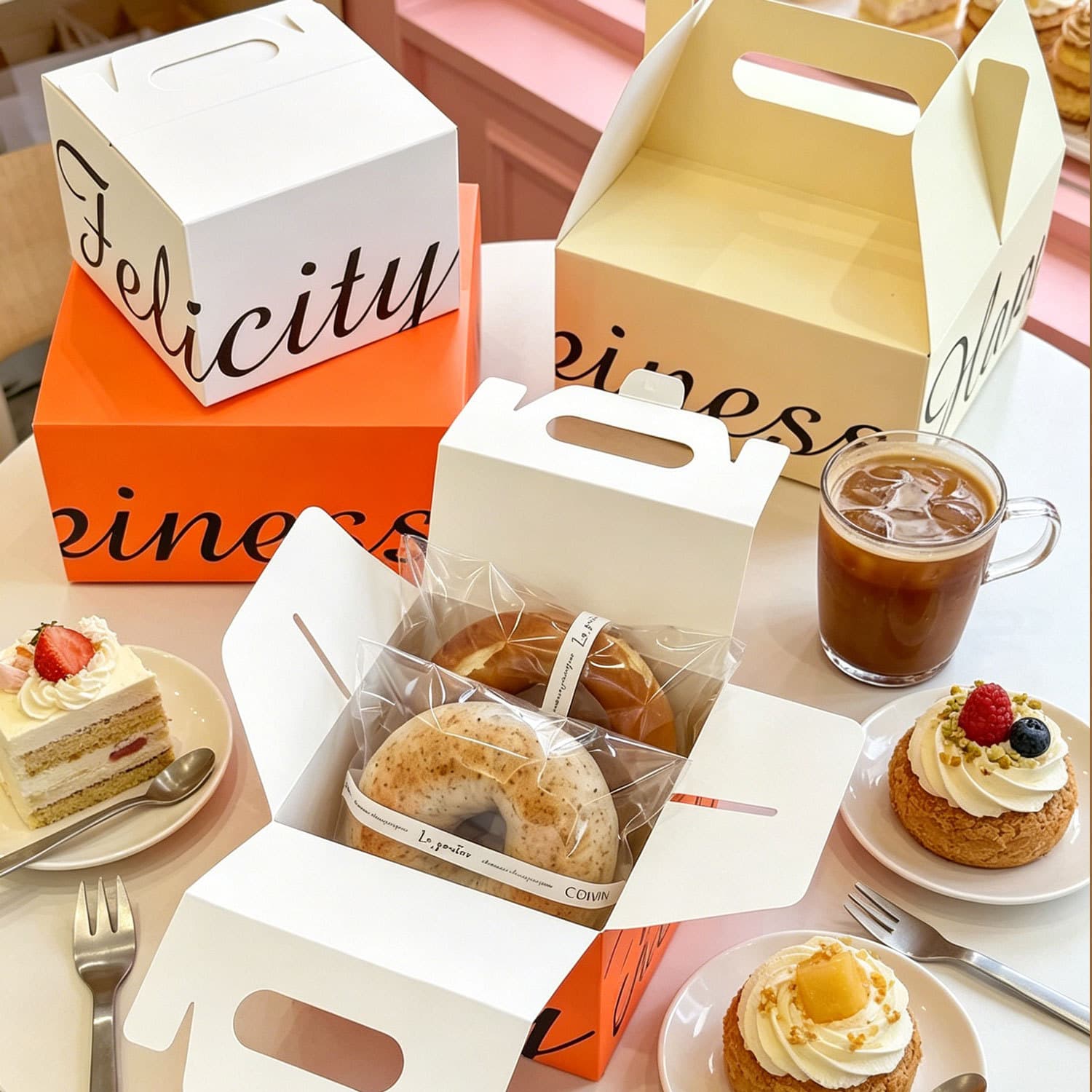 Bread packaging box toast packaging bag bagel sandwich cookie box cookie hamburger bag baking packaging box