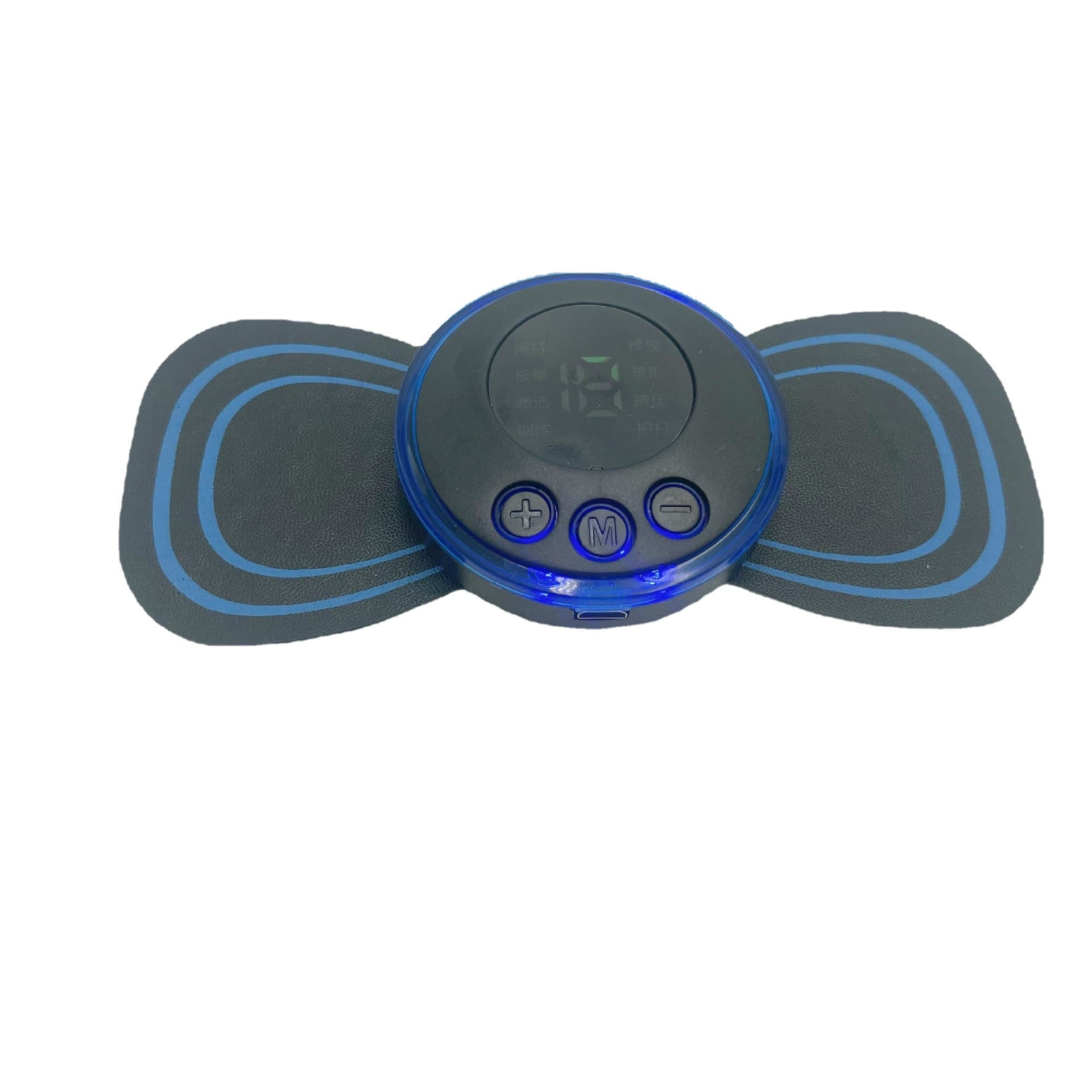 In Stock Mini Neck Massage Patch Portable Microcurrent Full-Body Electronic Pulse Patch Home Massage Foot Pad Sticker
