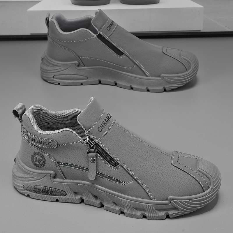 [Store Bestseller] Men's Shoes 2025 Wear-Resistant Summer Thick-Sole New Work Safety Shoes Waterproof Casual Sports Shoes for Men