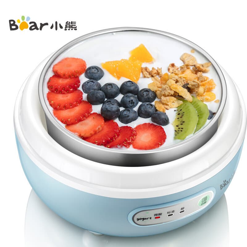 Bear Yogurt Maker SNJ-C10H1, Compact Home Automatic Mini Smart Integrated Yogurt Fermentation Machine