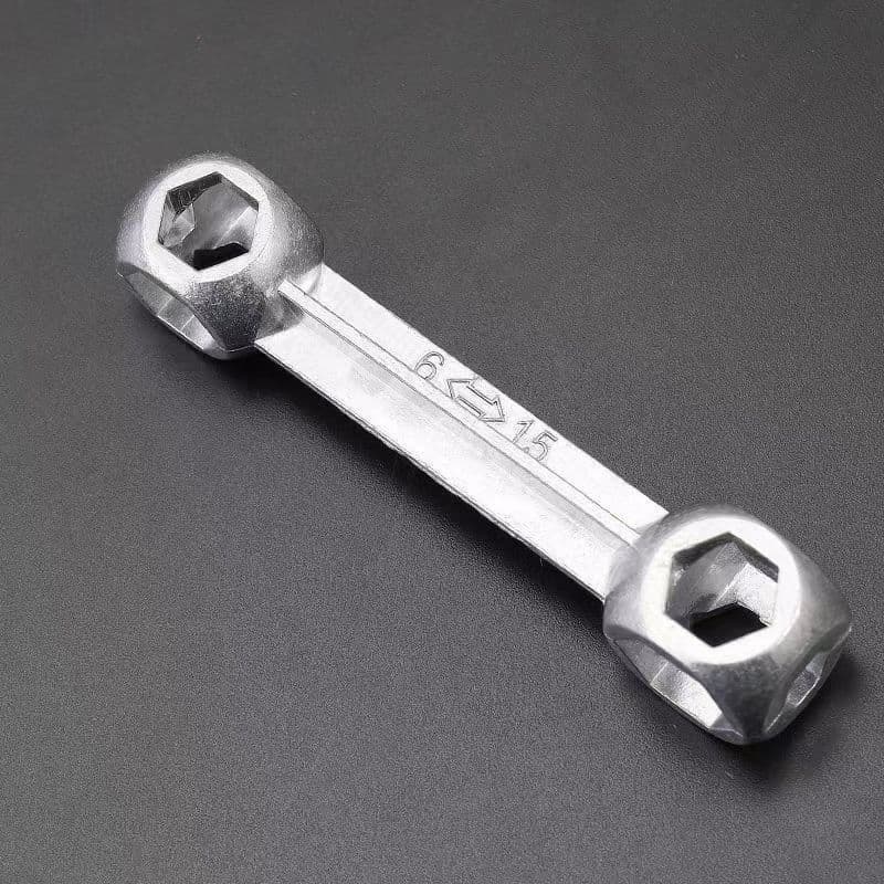 Multi-functional portable bone wrench for bicycles, mountain bikes, and bicycle repair equipment and accessories