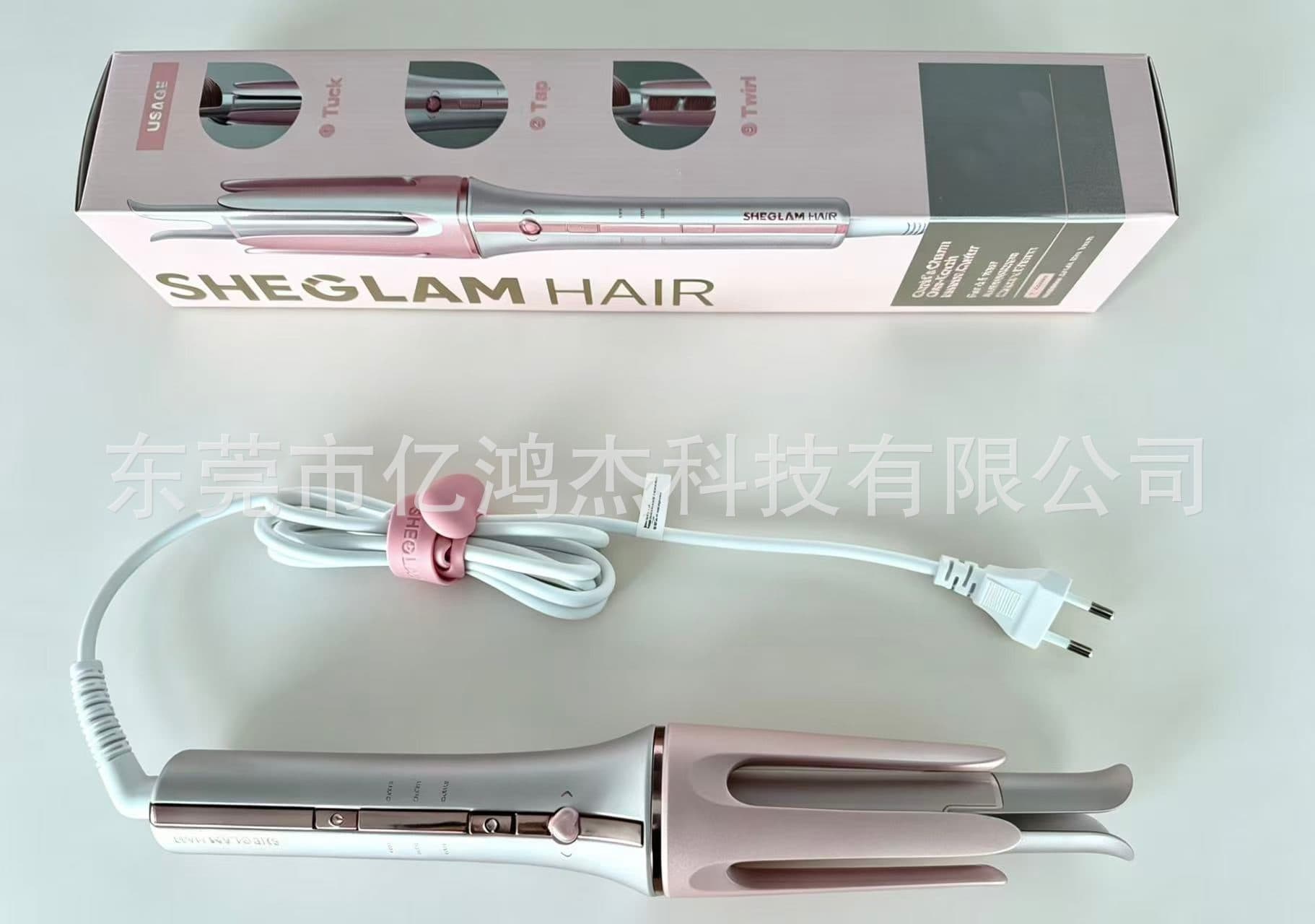 New Cross-Border Automatic Curling Iron for Home Use, Effortless Curling Wand for Large Waves, Hair-Friendly Curling Brush for Women