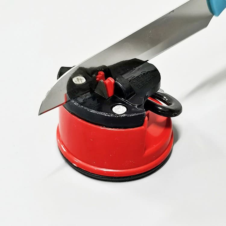 Household fine iron knife sharpener mini knife sharpener with suction cup sharpening tool kitchen gadget fixed whetstone