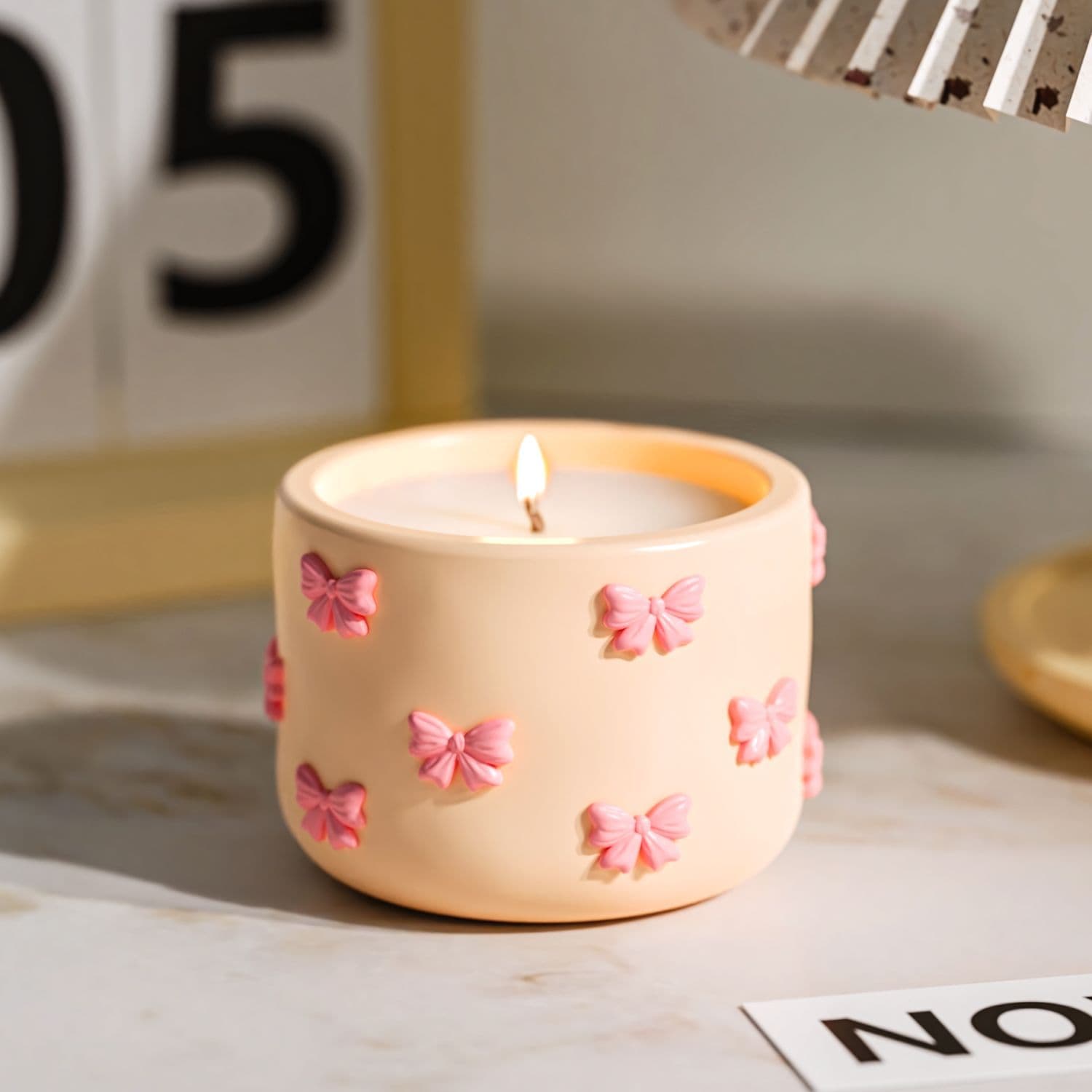 Caifu diy size bow storage jar silicone mold candle aromatherapy cup gypsum ornament glue mold