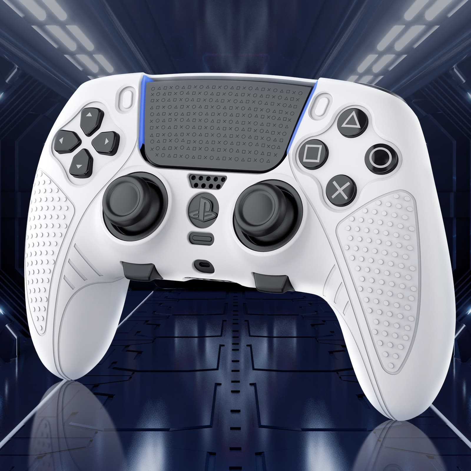 BRHE PS5 Elite Controller Protective Case Silicone Cover for DualSense Edge Wireless Controller Gamepad