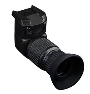 Right Angle Viewfinder 1-2x, Right Angle Eyepiece, DSLR Camera Magnifying Viewfinder 1.25-2.5X
