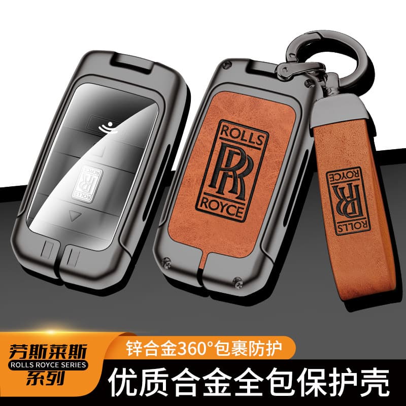 Key Case for New Rolls-Royce Cullinan, Phantom, Ghost, Wraith, Dawn Key Cover for Men