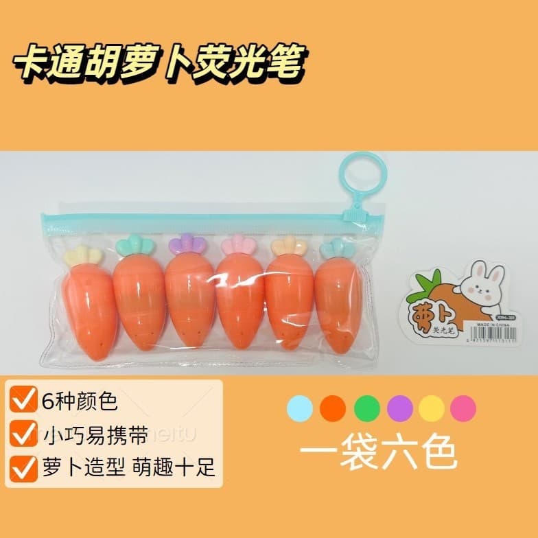 Manufacturer straight hair a variety of creative cartoon style mini fluorescent marker pens for students with good looks and account pens