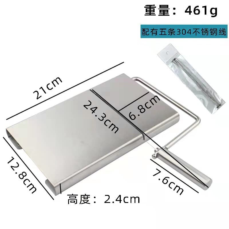Handmade soap cutter stainless steel grater cheese slicing tofu butter ham handmade string soap cutting table