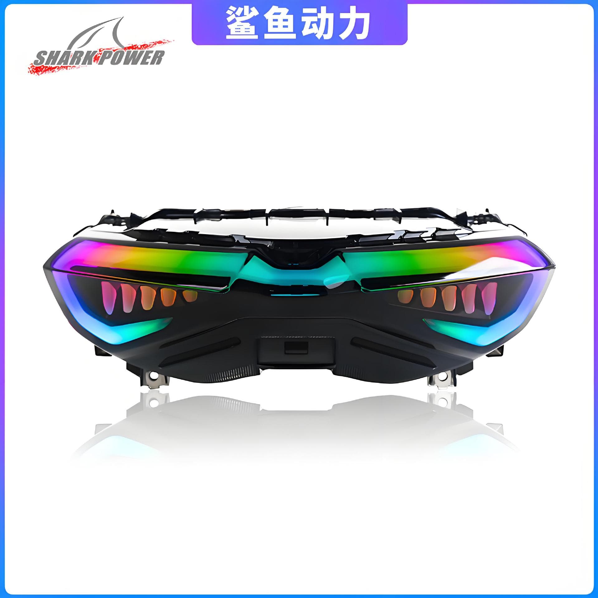Manufacturer's hot-selling motorcycle accessories are suitable for YAMAHA 2020 NMAX155 RGB modified colorful tail lights