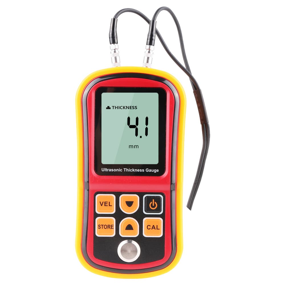 Digital ultrasonic thickness gauge, metal steel plate plastic ceramic thickness measuring instrument GM100 wholesale