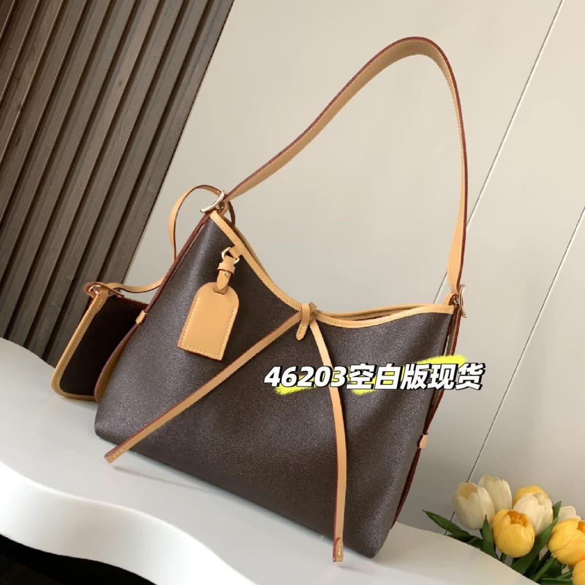 Fashion Women's Bag LV Monogram Luxury Designer Shoulder Crossbody Tote Bag Carryall Horn Bag Baguette Bag