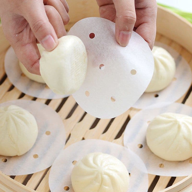 Steamer paper non-stick steamer drawer special paper food-grade oil paper steamer cloth household oil paper thickened steamer mat