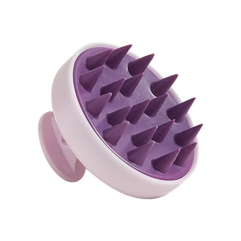 Transparent Silicone Scalp Care Shampoo Brush for Adults, Soft Bristle Massage Brush for Scalp Meridian Care and Cleaning